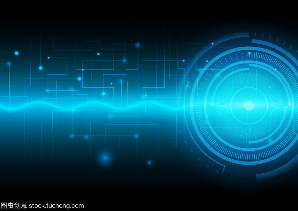 抽象喜科技技術(shù)信息矢量圖
